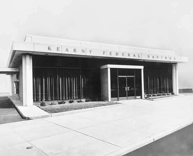Old photo of a Kearny Bank Location